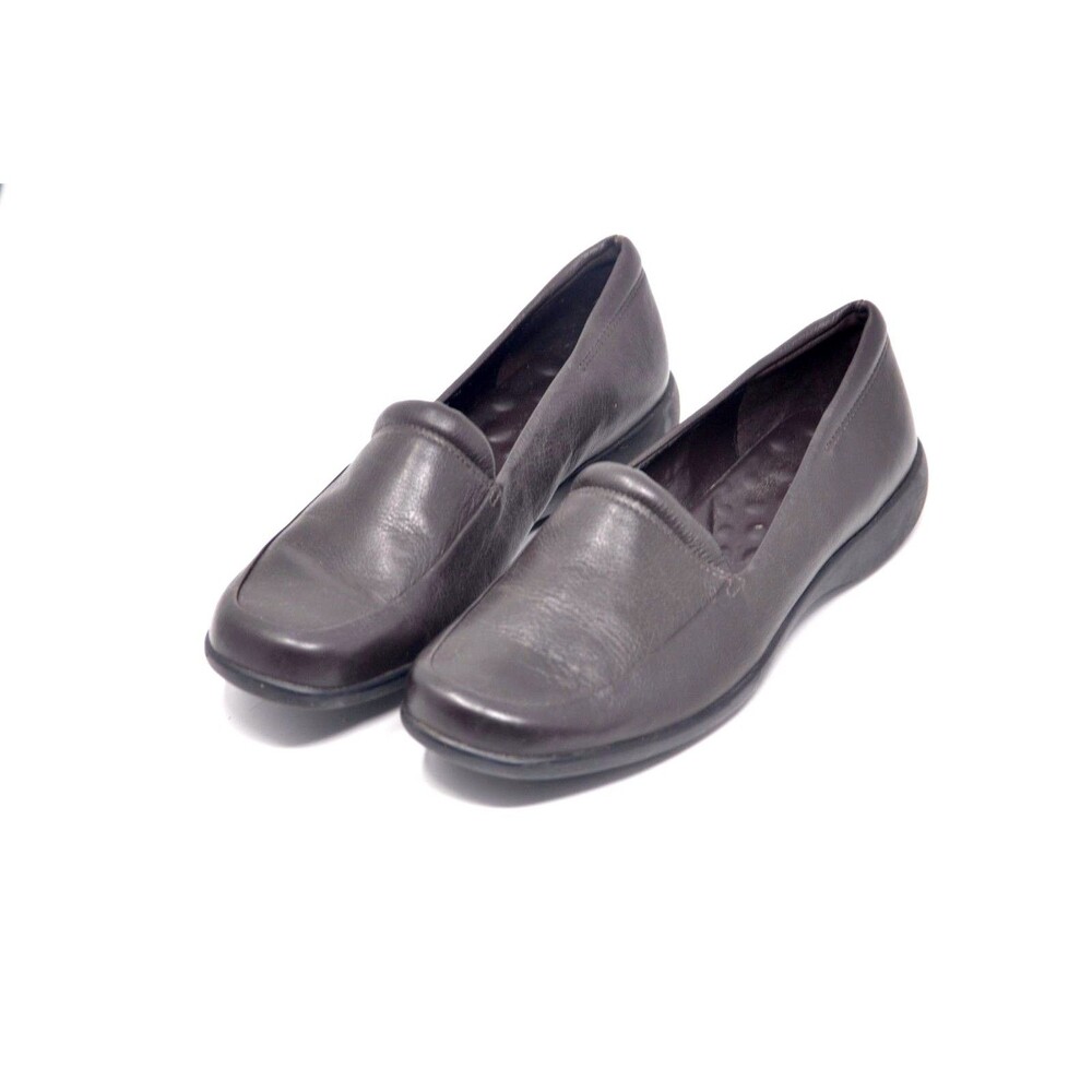 Rockport Women's Black Leather Loafers Mocs Size 7